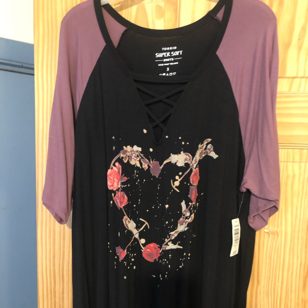 Torrid Super Soft Knit Tunic Sz 3 NWT